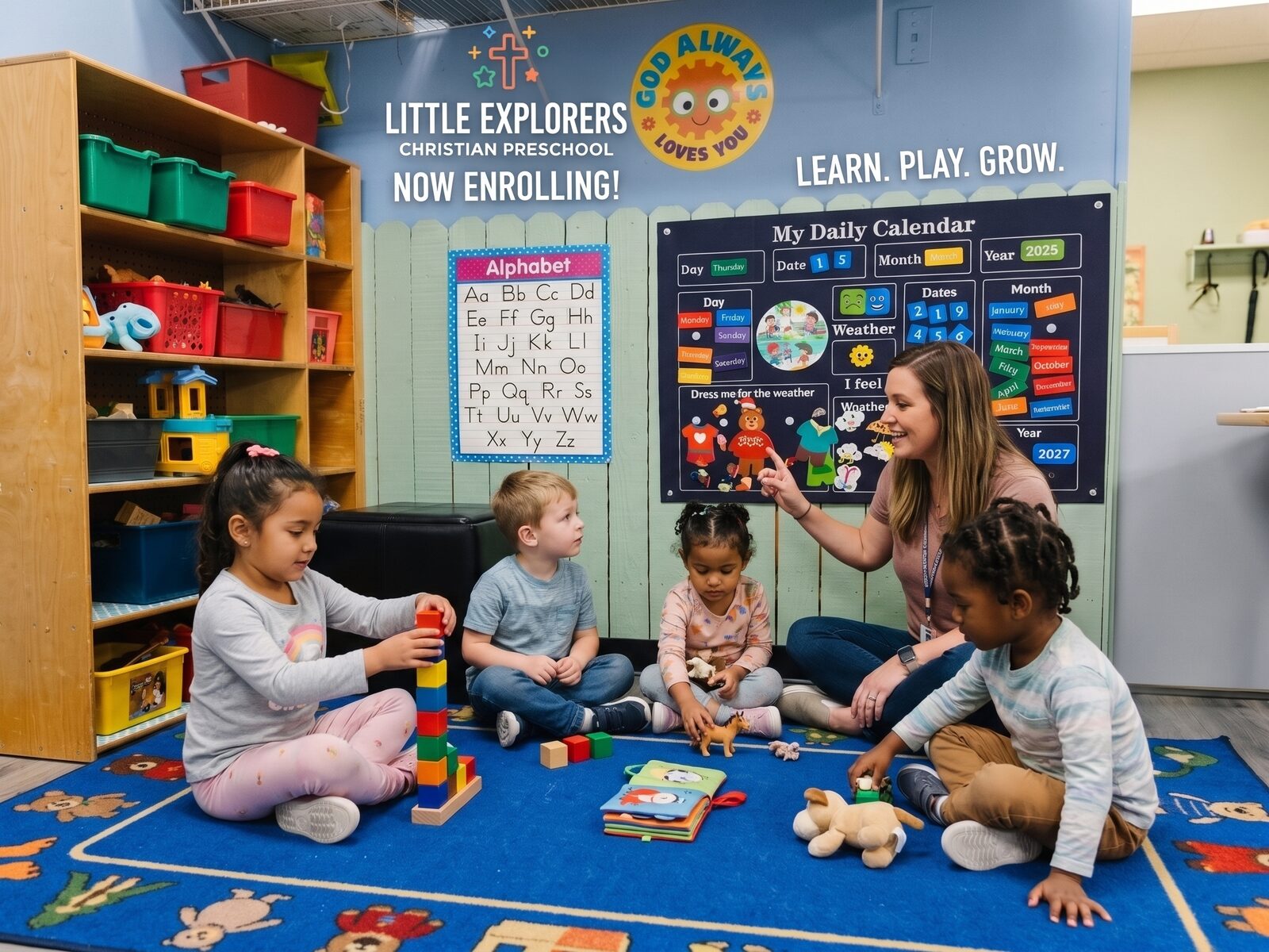 Little Explorers Christian Preschool classroom at Sorrento Bright Future Academy